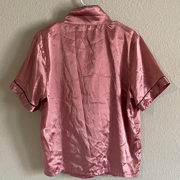 Satin Rose Pajama Set - Picture 7 of 12